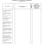 Form 6: Schedule B- Personal Property