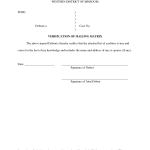 Bankruptcy Mailing Matrix